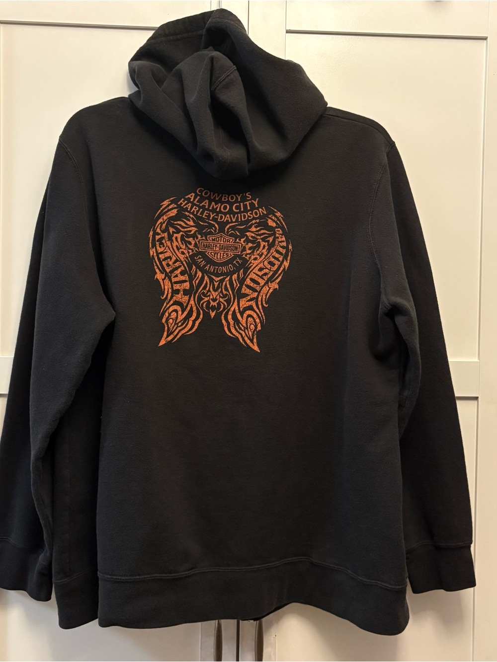 Harley-Davidson Women’s Black Full Zip Hoodie XXL Alamo City San Antonio TX - Picture 7 of 9